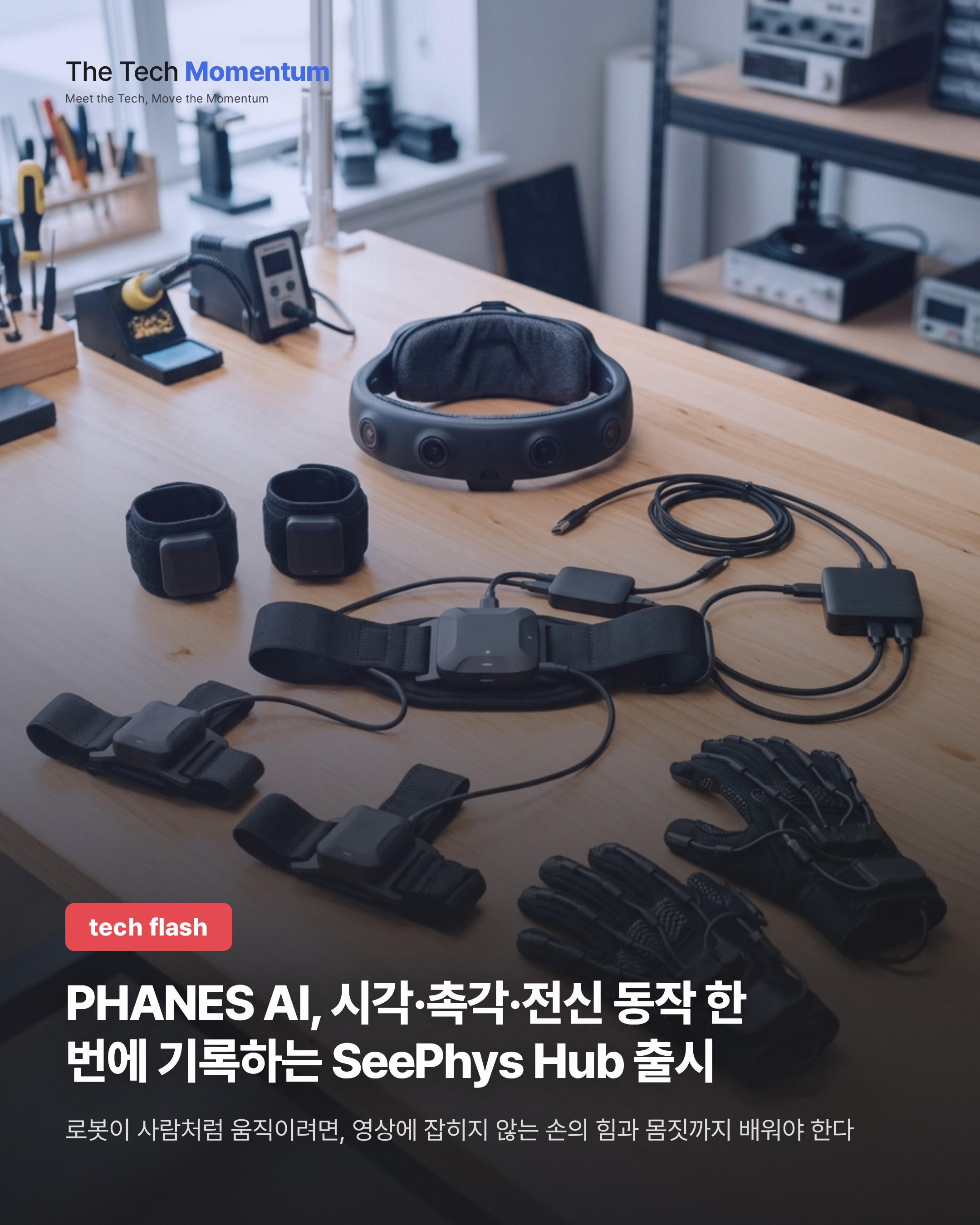 PHANES AI, 시각·촉각·전신 동작 한 번에 기록하는 SeePhys Hub 출시