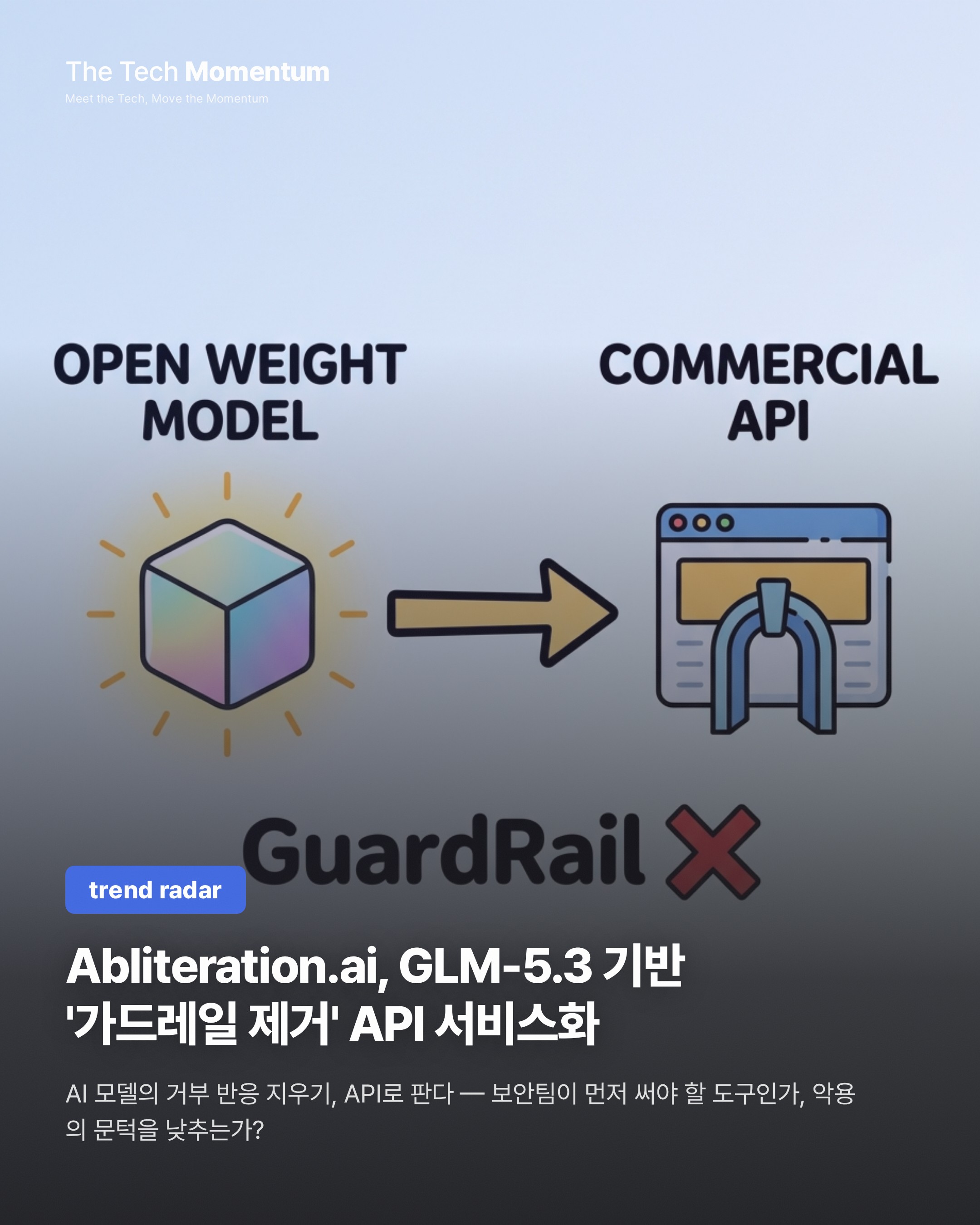 Abliteration.ai, GLM-5.3 기반 '가드레일 제거' API 서비스화