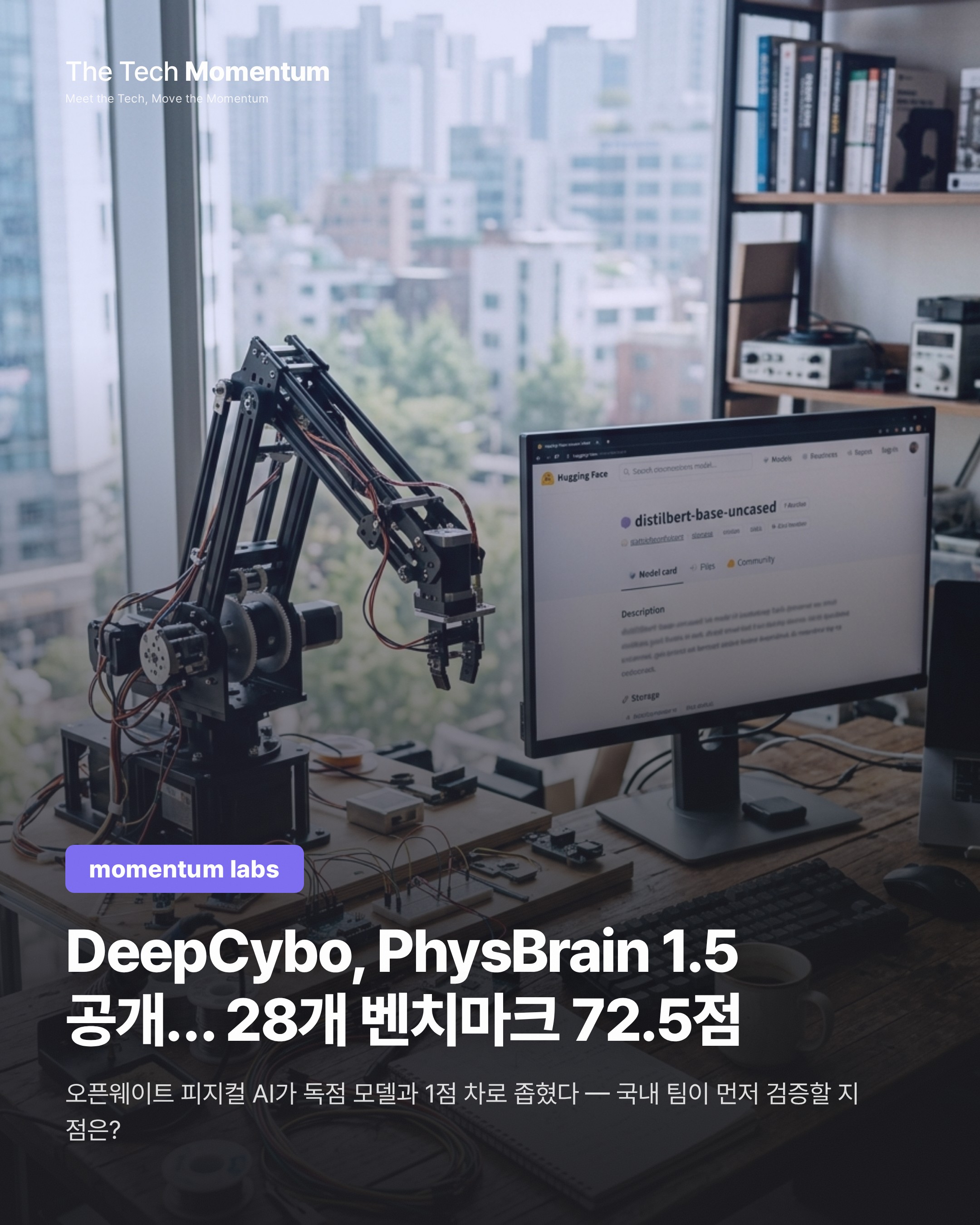 DeepCybo, 오픈웨이트 피지컬 AI 모델 PhysBrain 1.5 공개… 28개 벤치마크 72.5점
