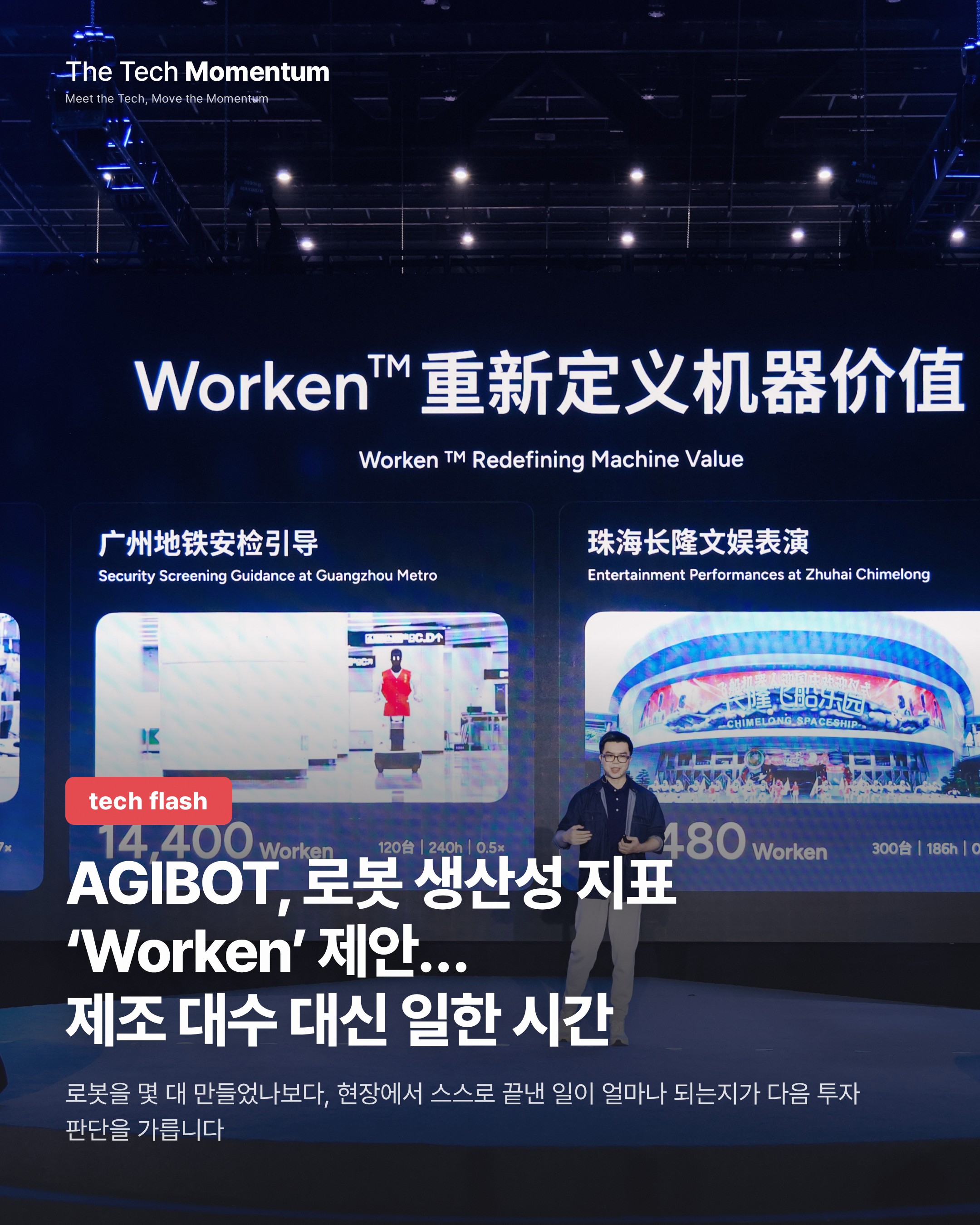 AGIBOT, 로봇 생산성 측정틀 'Worken' 제안…제조 대수 대신 일한 시간