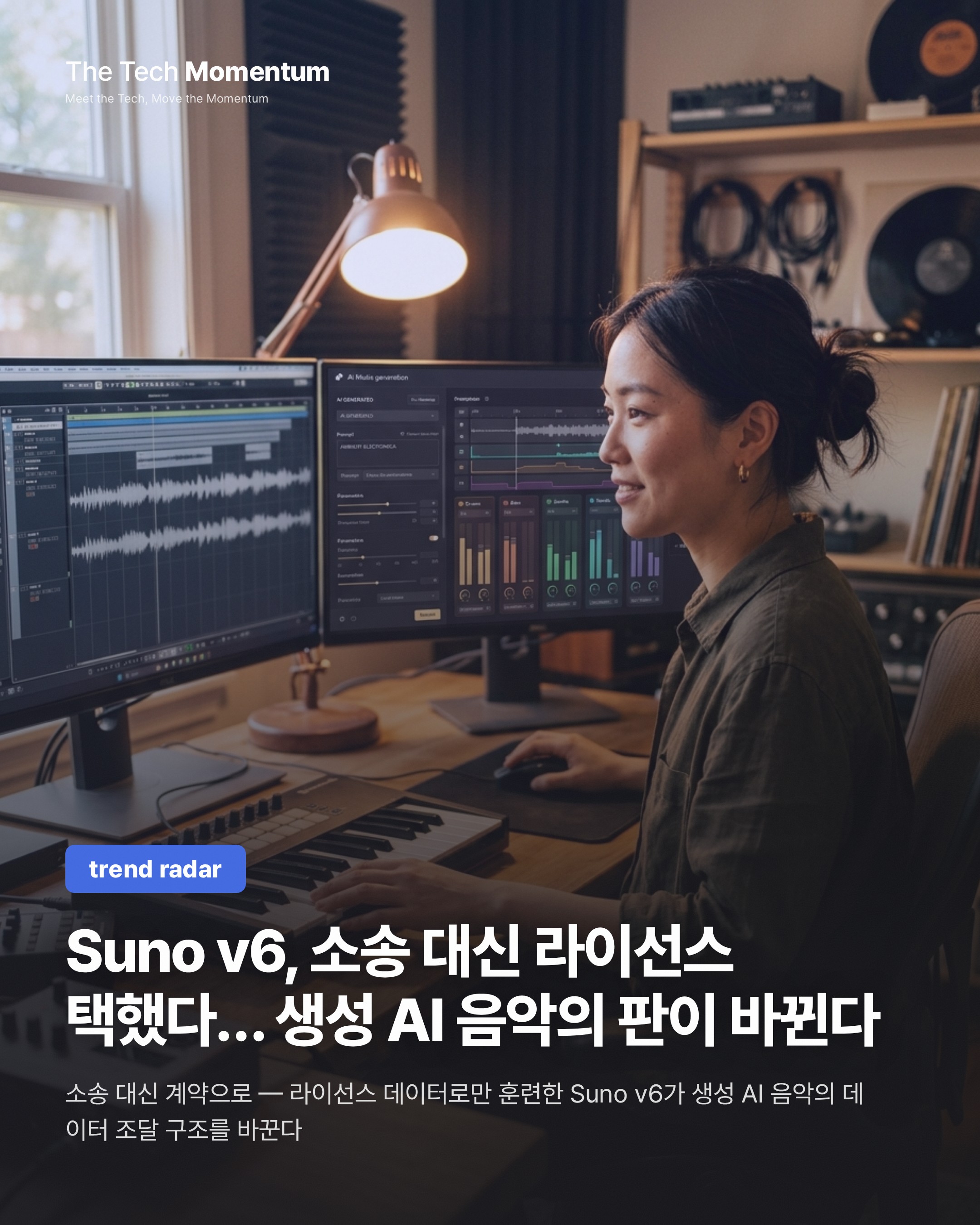 Suno v6, 소송 대신 라이선스 택했다… 생성 AI 음악의 판이 바뀐다