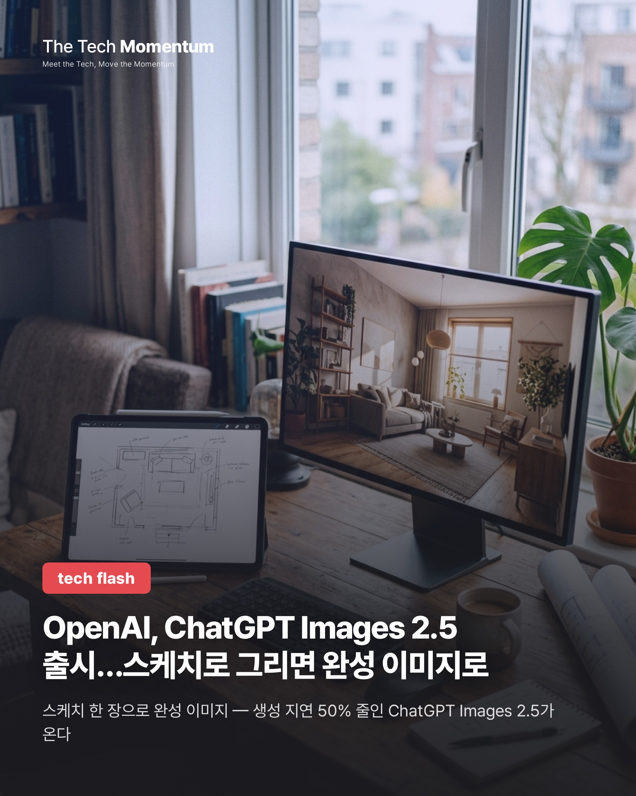 OpenAI, ChatGPT Images 2.5 출시…스케치로 그리면 완성 이미지로
